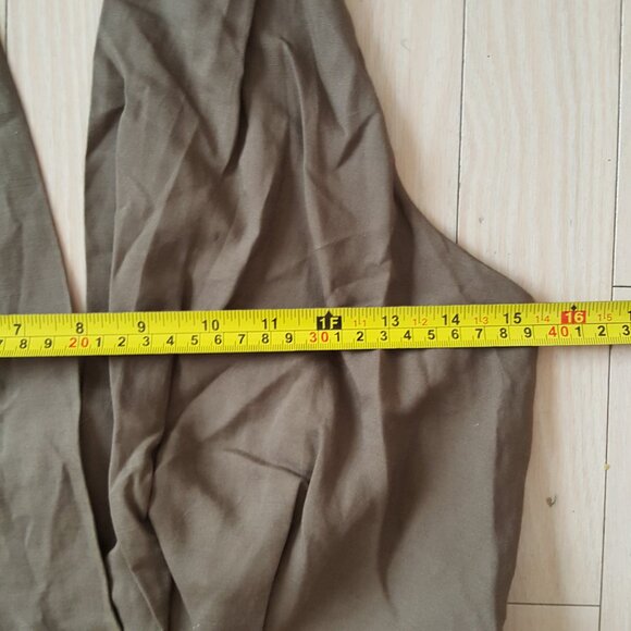 ZARA ! Linen blend halter neck midi dress  ( M) - Picture 8 of 9